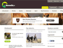 Tablet Screenshot of horse24.pl